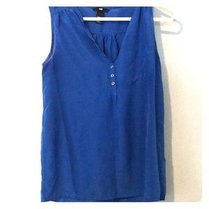 H&M royal blue blouse